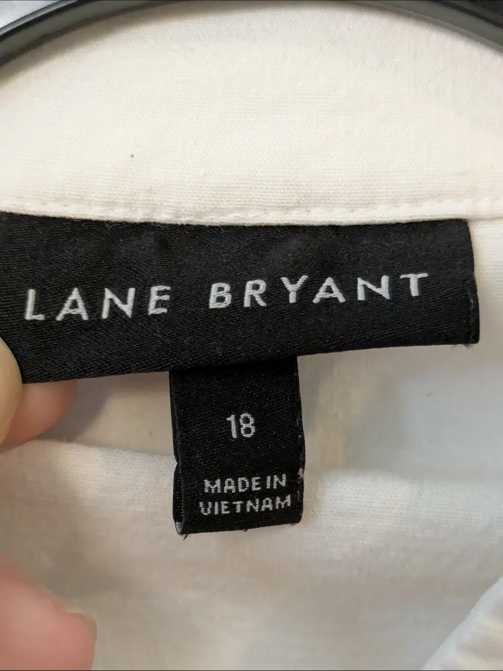Lane Bryant Cream Utility Drawstring Jacket